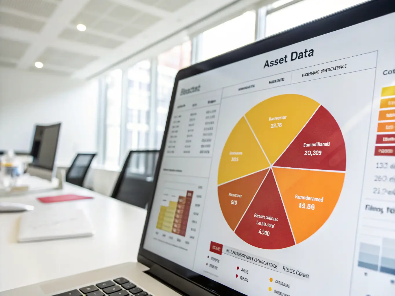 A pie chart illustrating capital allocation strategies, emphasizing efficient resource use and risk mitigation in financial management.